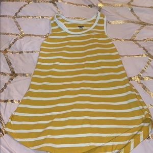 Yellow Stripped Tank!